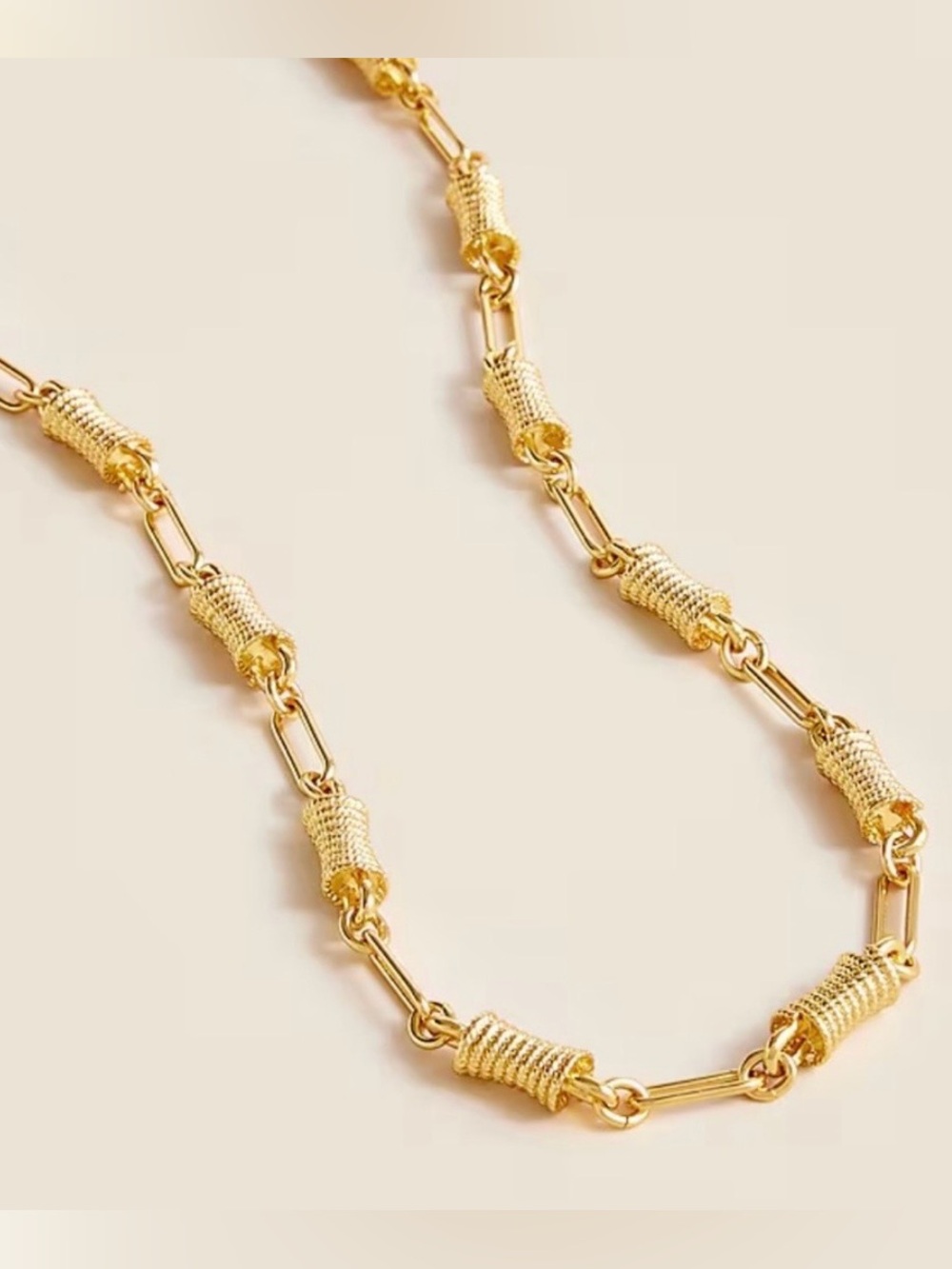 J. Crew Knot Link Chain Necklace